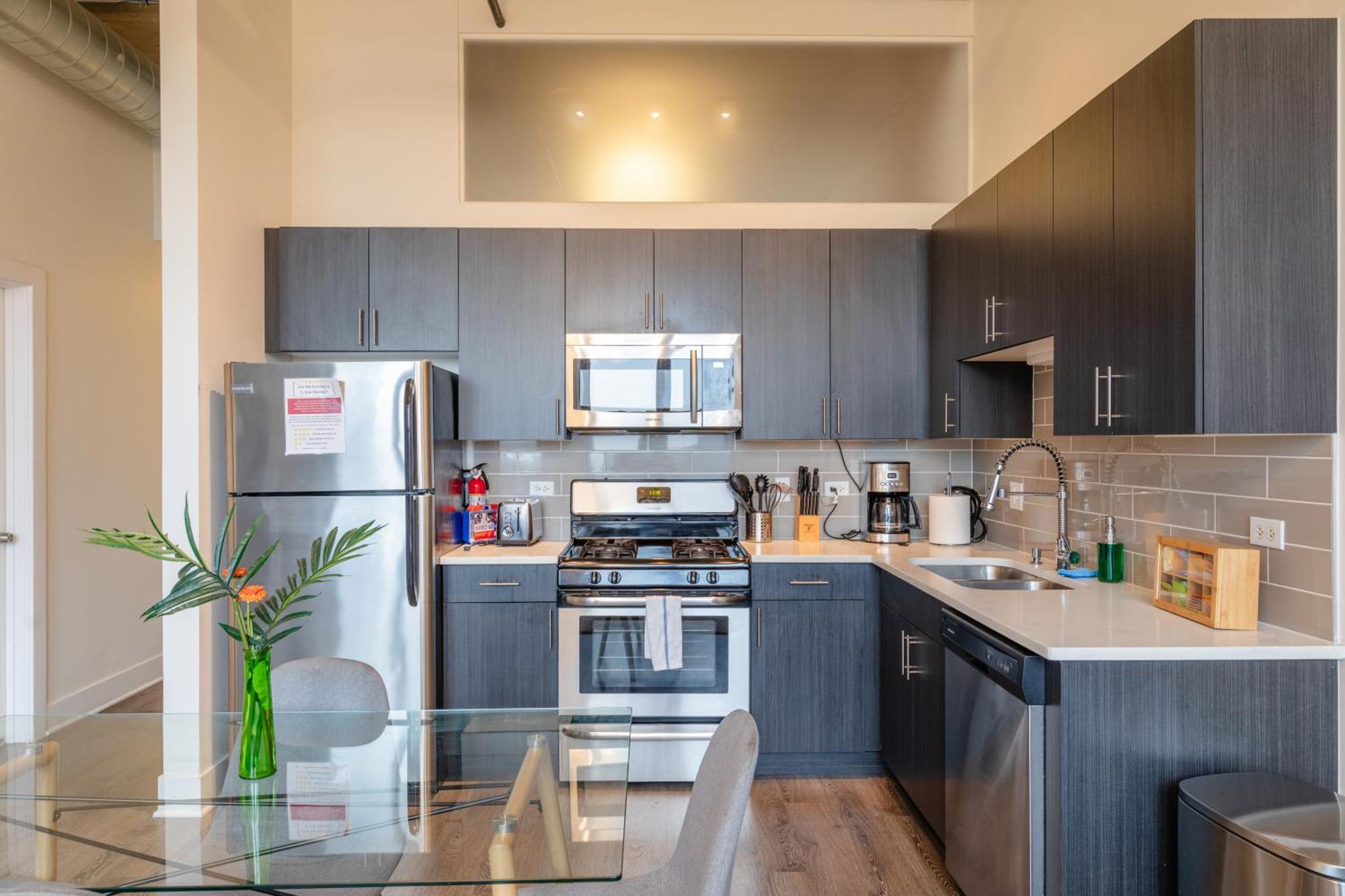 Family Friendly 2Br South Loop Suite With Optional Parking And Gym Access Sleeps Up To 8 Near Mccormick Place And Soldier Field 芝加哥 外观 照片